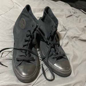 Black long converse